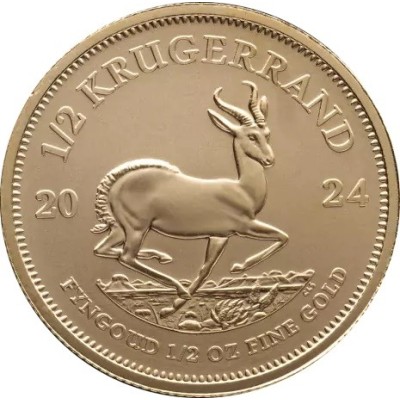 Krugerrand 1/2 unce 2024 - zlatá investičná minca