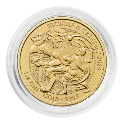 Mýty a legendy - Beowulf - 1 Oz - zlatá investičná minca