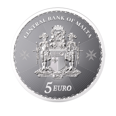 Maltský kríž (2024) - 1 Oz - strieborná investičná minca