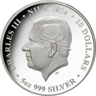 Stvory z hlbín - 5 Oz - strieborná zberateľská minca