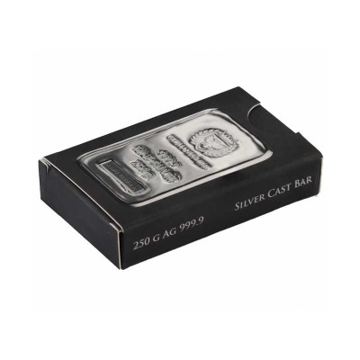 Germania Mint - 250g - strieborný investičný zliatok