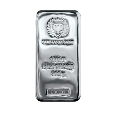 Germania Mint - 500g - strieborný investičný zliatok