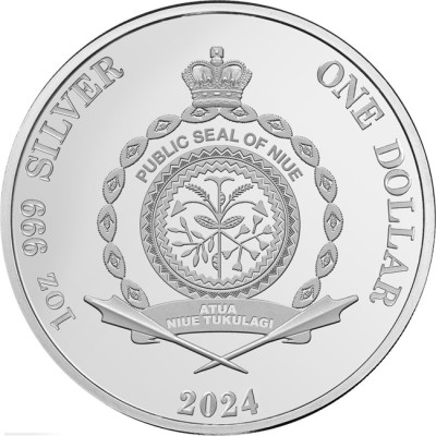 Mimozemské stretnutia - 1 Oz - strieborná zberateľská minca