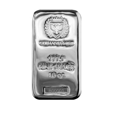 Germania Mint - 10 Oz - strieborný investičný zliatok
