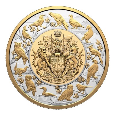 Heraldic Landscape - 5 Oz - strieborná zberateľská minca