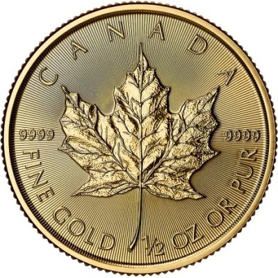 Maple Leaf (2025) - 1/2 Oz - zlatá minca