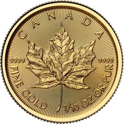 Maple Leaf (2025) - 1/10 Oz - zlatá investičná minca