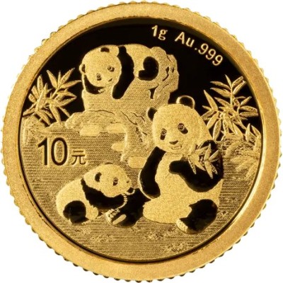 Panda (2025) - 1g - zlatá investičná minca