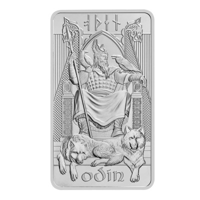 Severskí bohovia - Odin - 10 Oz - strieborný investičný zliatok