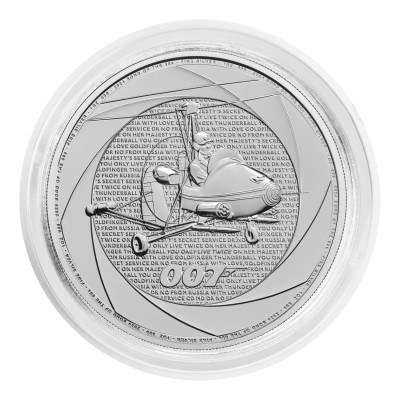 Šesť desaťročí agenta 007 (60´s) - James Bond - 1 Oz - strieborná investičná minca