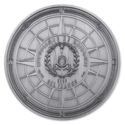 Marco Polo - 5 Oz - strieborná puzzle pozlátená zberateľská minca
