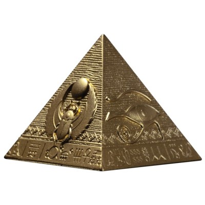 Pyramids of Gíza - 6 Oz - strieborná zberateľská minca prooflike