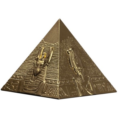 Pyramids of Gíza - 6 Oz - strieborná zberateľská minca prooflike