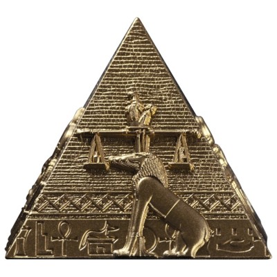 Pyramids of Gíza - 6 Oz - strieborná zberateľská minca prooflike