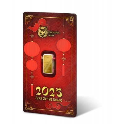 Germania Mint - Year of the Snake - 1 g - zlatý zliatok