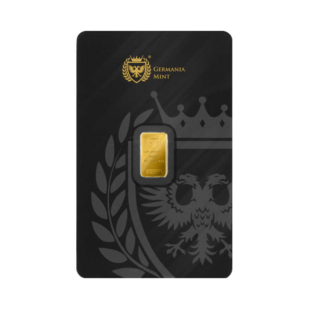Germania Mint - 1 g - zlatý investičný zliatok Germania Mint - 1 g - zlatý investičný zliatok