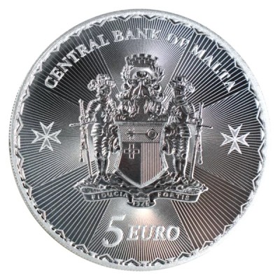 Maltský kríž (2025) - 1 Oz - strieborná investičná minca