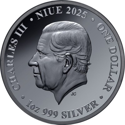 Delfín skákavý - 1 Oz - strieborná zberateľská minca