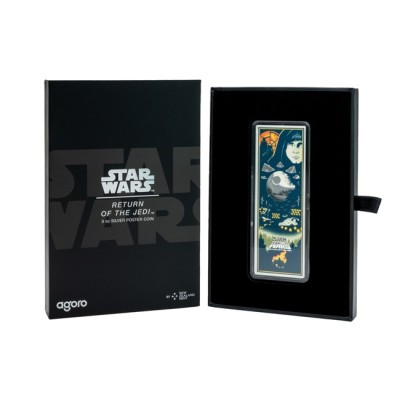 Star Wars: Return of the Jedi - 3 Oz - strieborná zberateľská minca