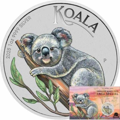 Koala (2025) - Coincard - 1 Oz - strieborná zberateľská minca