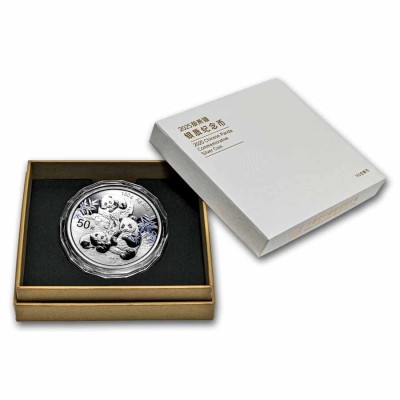 Panda (2025) - 150 g - strieborná zberateľská minca