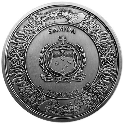 Atlantis - 5 Oz - strieborná zberateľská minca
