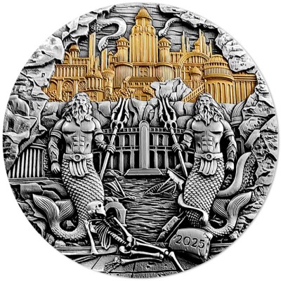 Atlantis - 5 Oz - strieborná zberateľská minca