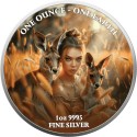 Earth - 1 Oz - Australia - Strieborná zberateľská minca