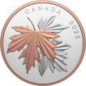 Gleaming Maple Leaves - 10 Oz - strieborná zberateľská minca