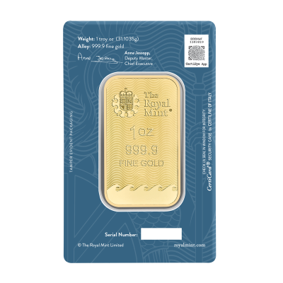 Britannia - 1 Oz - investičná zlatá tehla