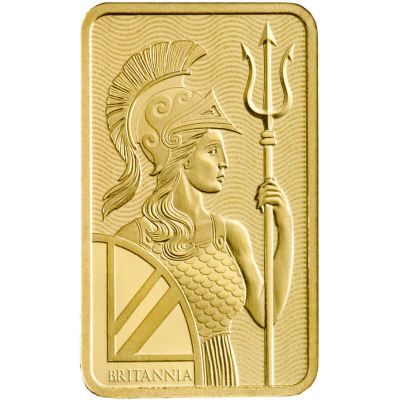 Britannia - 10 g - investičná zlatá tehla