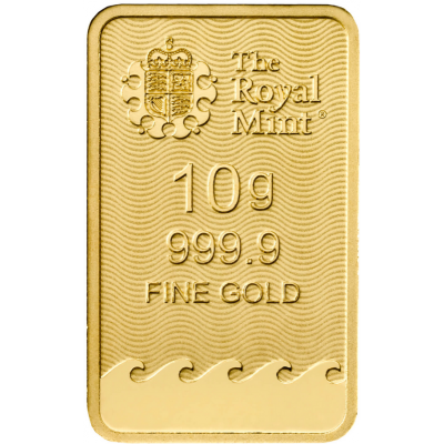 Britannia - 10 g - investičná zlatá tehla
