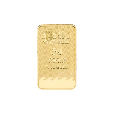 Britannia - 5 g - investičná zlatá tehla