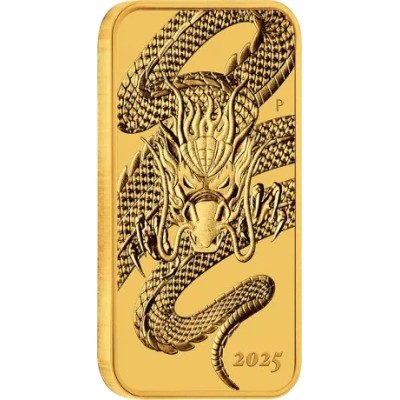 Dragon Rectangular (2025) - 1 Oz - zlatá investičná minca