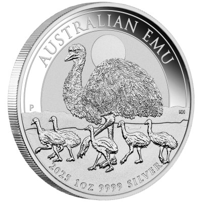 Austrálsky emu (2025) - 1 Oz - Strieborná investičná minca