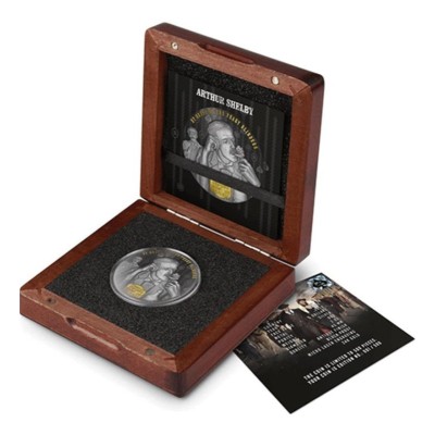 Peaky Blinders - Arthur Shelby - 2 Oz - strieborná zberateľská minca