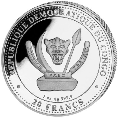 Carnotaurus (Prehistoric Life) 2025 - 1 Oz - Strieborná investičná minca