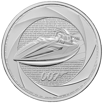 Six Decades of 007 (90´s) - James Bond - 1 Oz - strieborná investičná minca