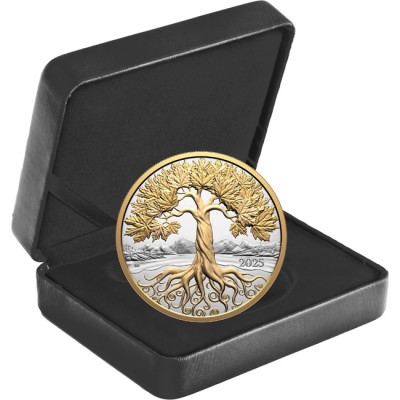 Maple Tree of Life - 5 Oz - strieborná zberateľská minca
