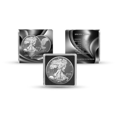 American Eagle, Silver Ring - 1 Oz - Strieborná zberateľská minca
