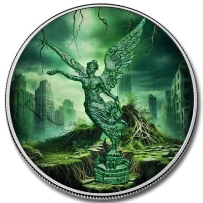 Mexiko Libertad - Sily prírody - Zem - 1 Oz - Strieborná zberateľská minca