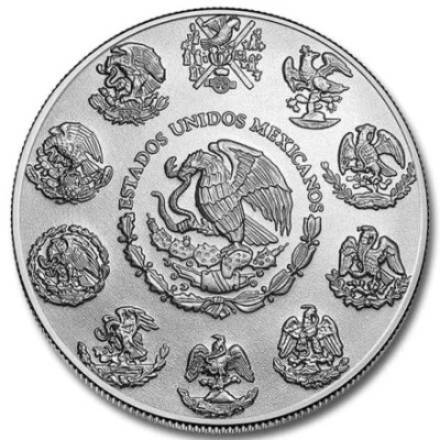 Mexiko Libertad - Sily prírody - Zem - 1 Oz - Strieborná zberateľská minca
