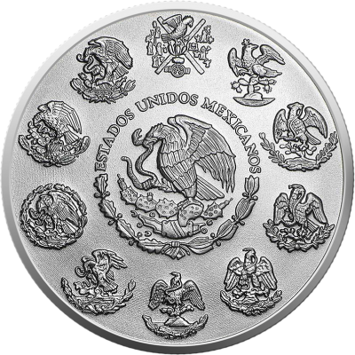 Mexiko Libertad - Sily prírody - Voda - 1 Oz - Strieborná zberateľská minca