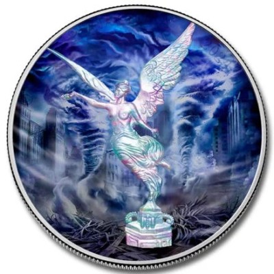 Mexiko Libertad - Sily prírody - Vzduch - 1 Oz - Strieborná zberateľská minca