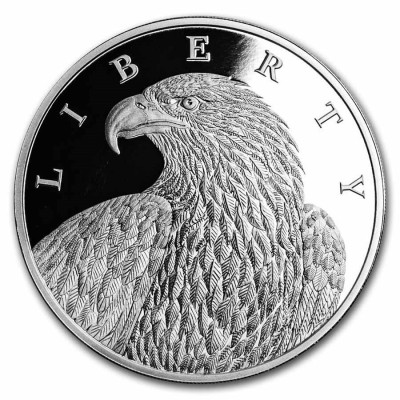 Liberty United Crypto States (2023) - strieborná minca s nominálnou hodnotou 1 Oz