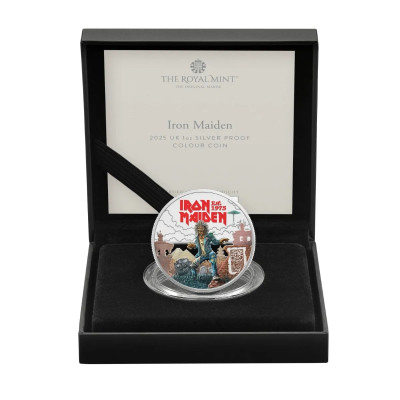 Iron Maiden - R.I.P Eddie - 1 Oz - strieborná zberateľská minca (dodanie 28.8.2025)