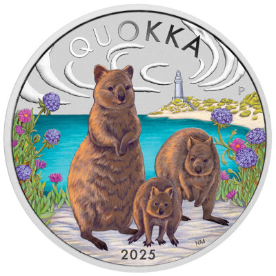 Australian Quokka (2025 - 1 Oz - strieborná zberateľská minca