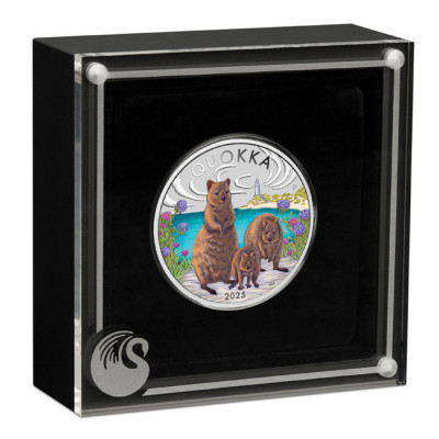 Australian Quokka (2025 - 1 Oz - strieborná zberateľská minca