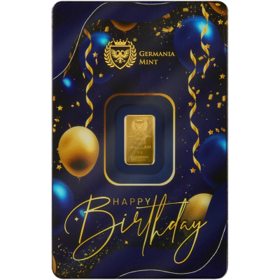 Happy Birthday - 1 g - zlatý investičný zliatok (dodanie 13.8.2025)