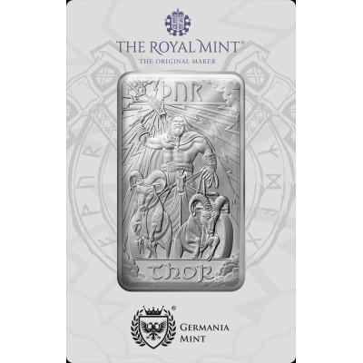 Severskí bohovia - Thor - 10 Oz - strieborný investičný zliatok